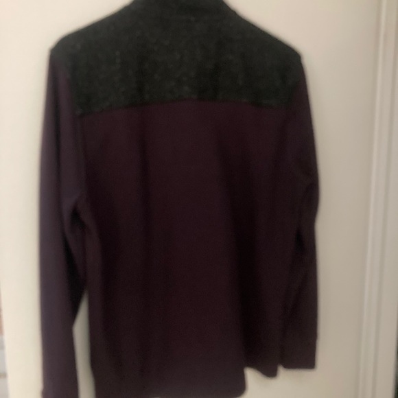 Banana Republic 1/4 zip cotton/wool - Picture 3 of 4